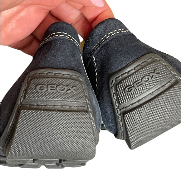 GEOX Respira Men Navy Breathable Italian Patent Suede
Driving Shoes size 43.5 - Picture 10 of 16